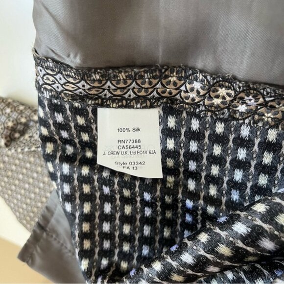 J. Crew Collection 100% Silk Trousers Size 4 - Picture 10 of 13